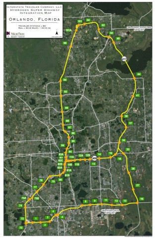 Orlando Route Map